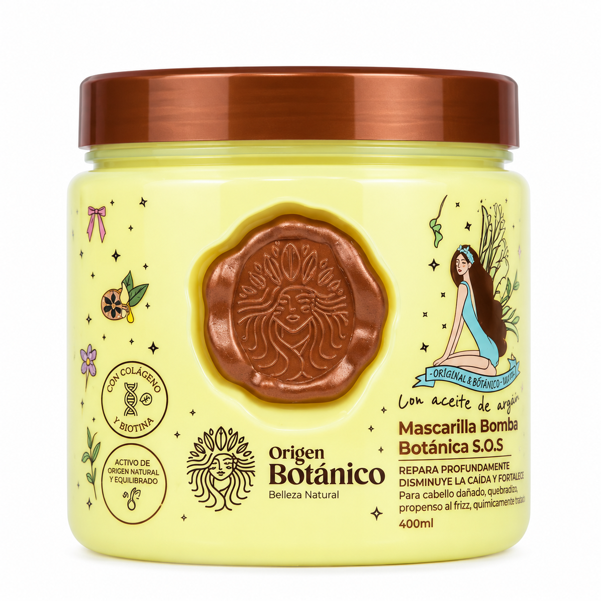 Bomba capilar SOS 400ml origen botánico