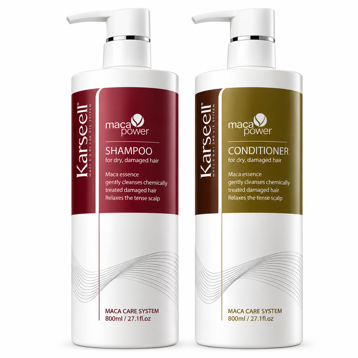 Shampo + acondicionador karseell 800ml