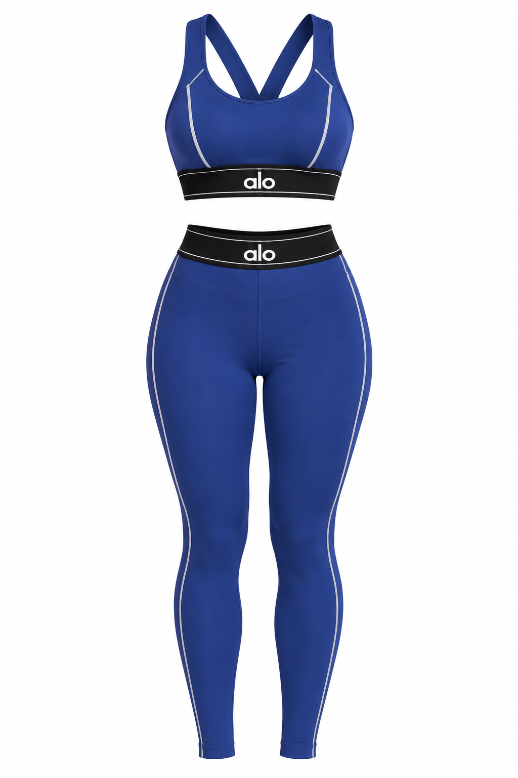 Conjunto dos piezas dupe ALO azul (peto+calza)